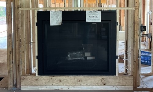 Fireplace installation