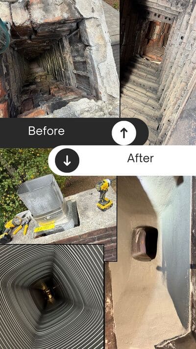 Chimney repair and rebuilding